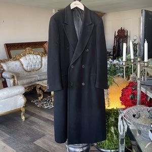 100% Cashmere Georgio Armani full length mens coat.